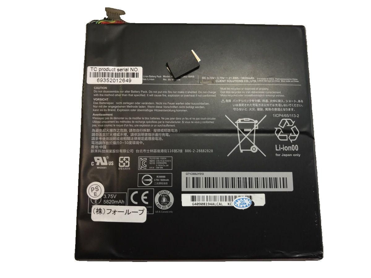 【純正】Satellite click 10 lx5w-c-105 3.75V 21.8Wh toshiba ノート PC ノートパソコン 純正 バッテリー 電池