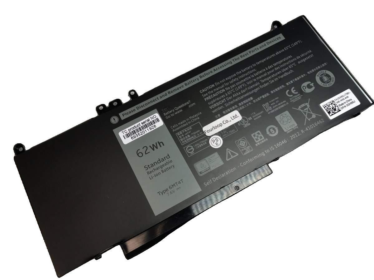 【純正】W3dn9 7.6V 62Wh dell ノート PC ノートパソコン 純正 バッテリー 電池