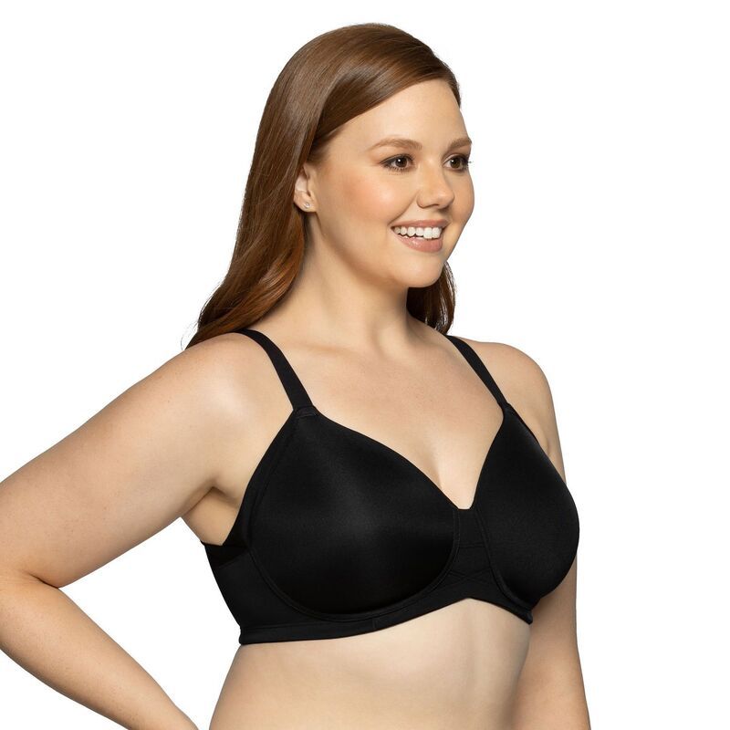 バニティフェア レディース アンダーウェア ブラジャー Vanity FairR Beauty BackR Full Figure Wirelessmoother Bra 71267 Black ブラック