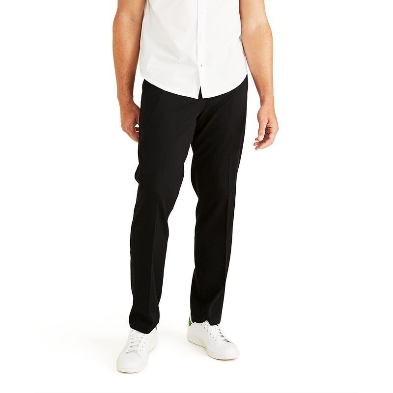 ドッカーズ メンズ ボトムス カジュアルパンツ トール Big Tall Dockerstretch Easy Khaki ClassicFit FlatFront Pants Black ブラック