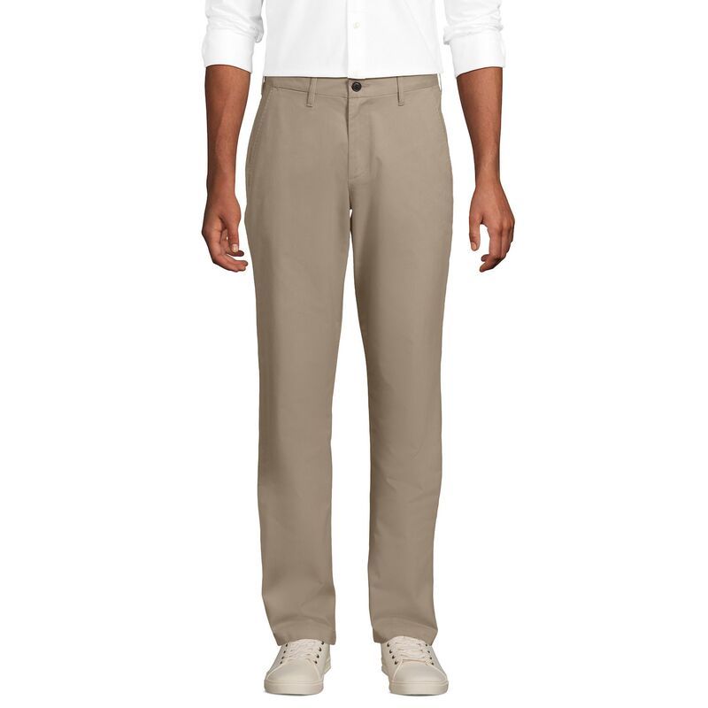 ランズエンド メンズ ボトムス カジュアルパンツ Mens Lands End Comfort Waist Athletic Fit Chino Pants Khaki カーキ