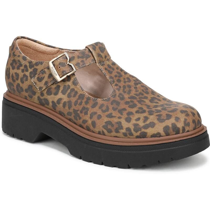 ドクター・ショール レディース シューズ スリッポン・ローファー Dr Scholls Bring It Jane Womens Mary Jane Shoes Leopard アニマル