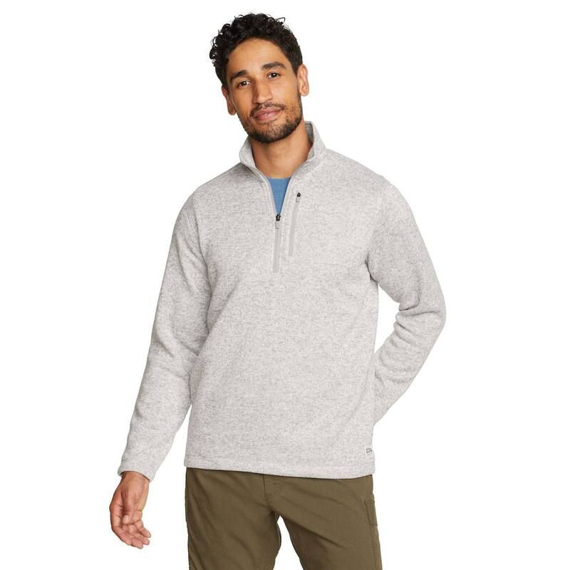 エディー バウアー メンズ トップス Tシャツ フリース Mens Eddie Baueradiator Fleece 14Zipullover Gray グレー