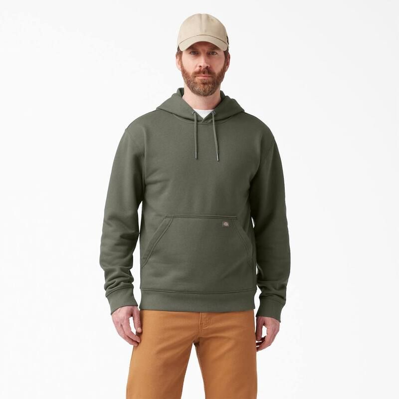 ディッキーズ メンズ トップス Tシャツ ロゴ パーカー Mens Dickies Waterepellent Logo Hoodie Moss Green グリーン