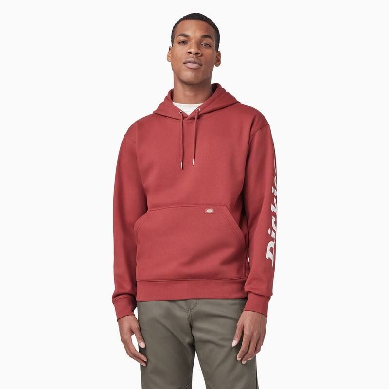 ディッキーズ メンズ トップス Tシャツ ロゴ パーカー Mens Dickies Waterepellent Logo Hoodie Fired Brick