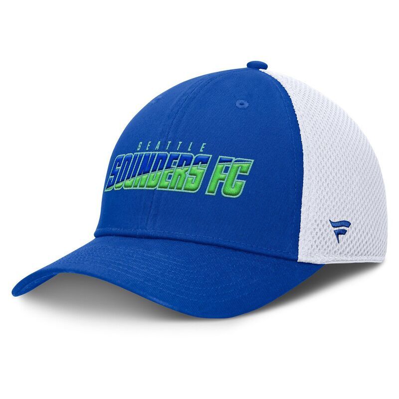 ファナティクス メンズ アクセサリー 帽子 Mens Fanatics Blue Seattle Sounders FC Rocket Flex Hat Snd Blue ブルー