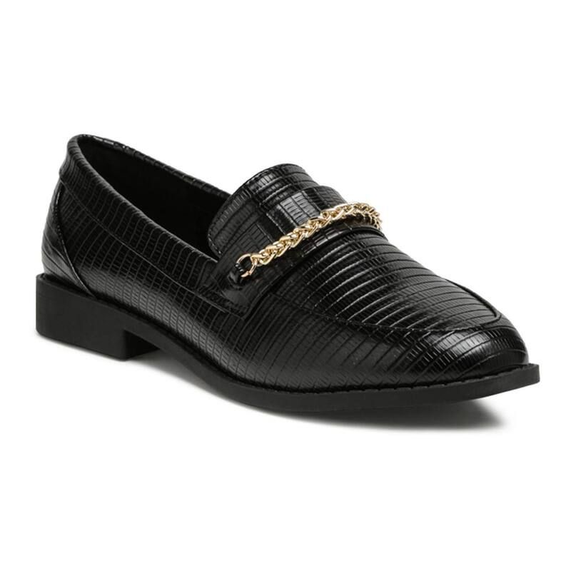 ロンドンラグ レディース シューズ スリッポン・ローファー London Rag Vouse Womens Loafers Black ブラック