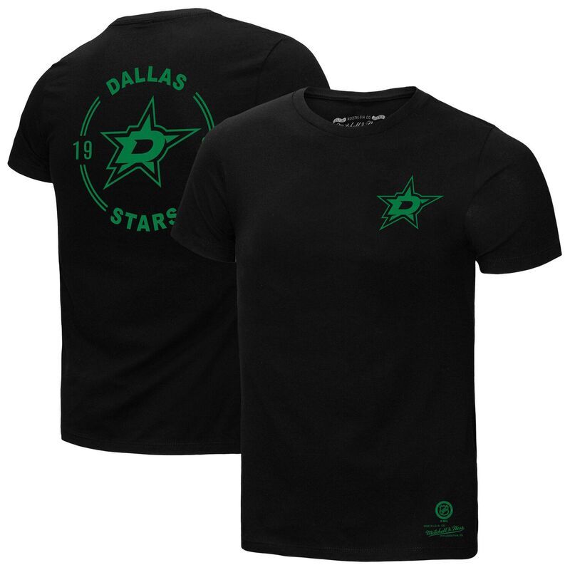 ミッチェルネス メンズ トップス Tシャツ Mens Mitchell Ness Black Dallastars Penalty Box 20 TShirt Str Black ブラック
