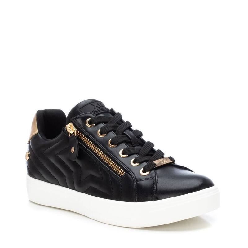 キシタイ レディース シューズ スニーカー Womens Casual Sneakers By XTI Black ブラック