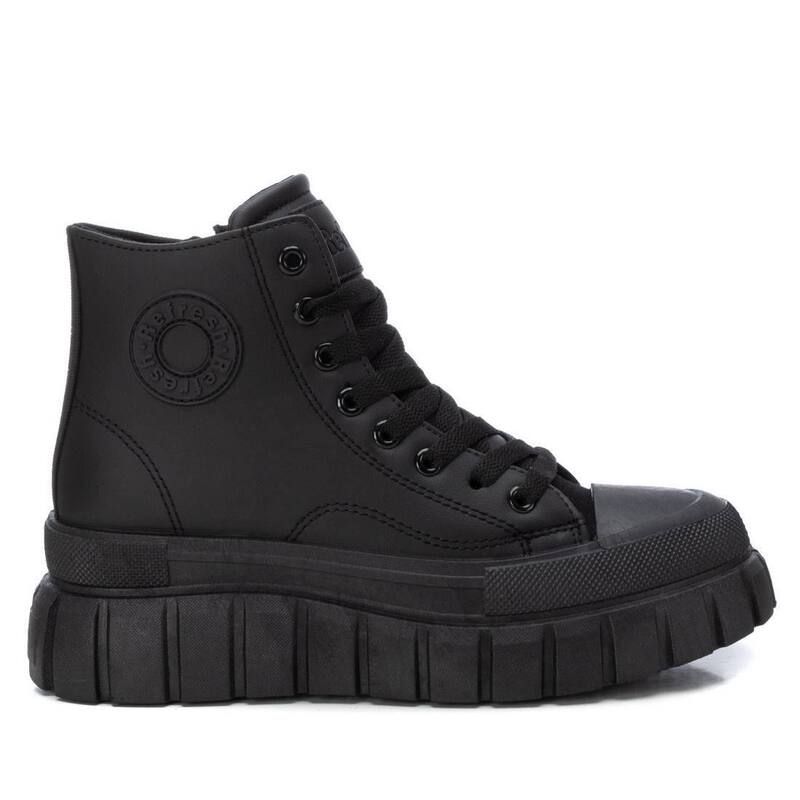 リフレッシュ レディース シューズ スニーカー Refresh Womens Casual High Top Sneakers By XTI Black ブラック