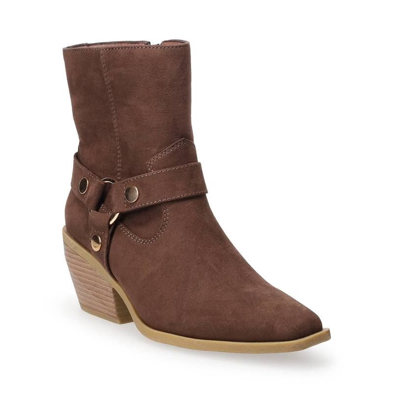 ソノマ レディース シューズ ブーツ・レインブーツ Sonoma Goods For Life Grittsy Harness Womens Western Boots Brown ブラウン