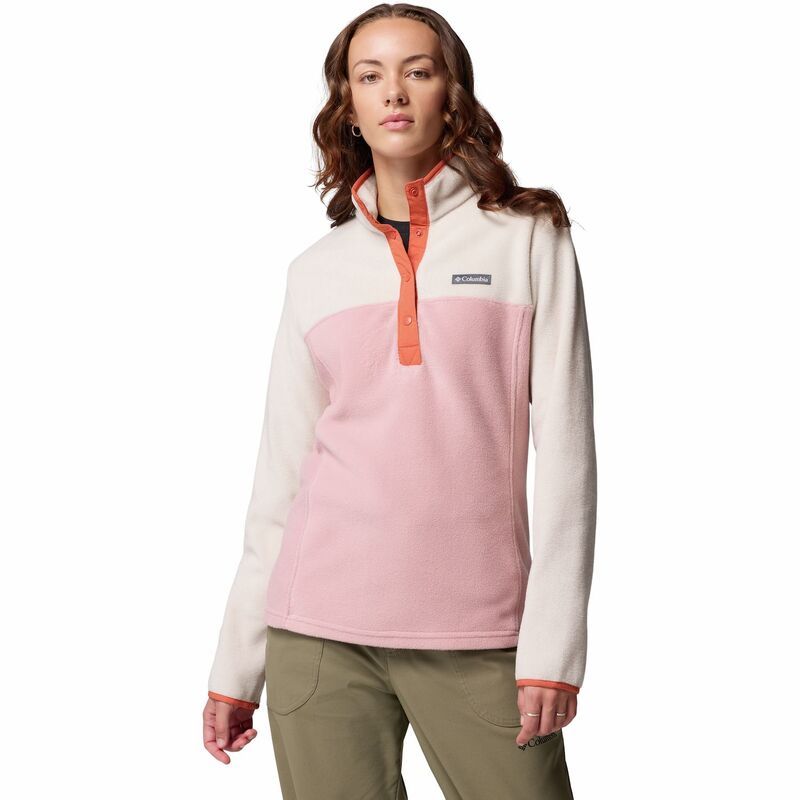 コロンビア レディース アウター ジャケット・ブルゾン Womens Columbia Benton Springs 12 Snapullover Pink Stone Tuscan ピンク