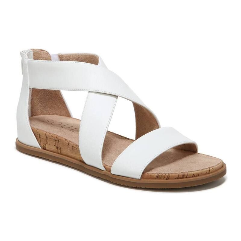 ソウルニュトライザー レディース シューズ サンダル SOUL Naturalizer Cindi Womenstrappy Sandals White ホワイト