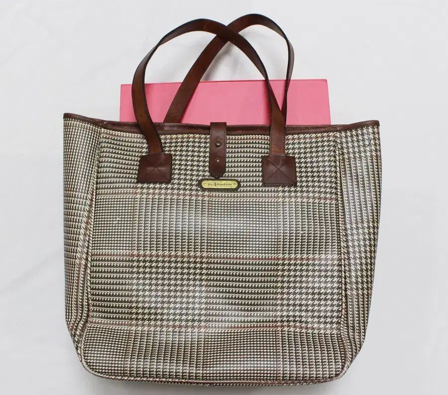ラルフローレン ゆったり レトロ ハウンドトゥース CHECKERED PATTERN ショルダ