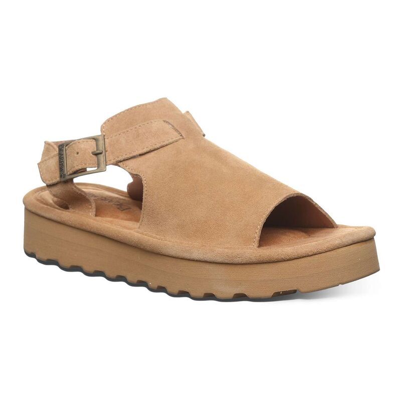 ベアパウ レディース シューズ サンダル プラットフォーム Bearpaw Ascend Womens Platform Buckle Sandals Iced Coffee コーヒー