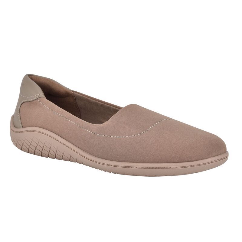 イージースピリット レディース シューズ サンダル A ライン Easy Spirit Gift Womens ALine Stretch Comfort Flats Taupe トープ