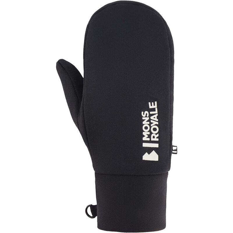 モンスロイヤル メンズ アクセサリー 手袋 フリース Mons Royale Magnumerino Fleece Mitt Black ブラック