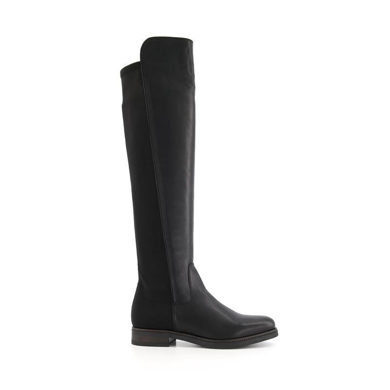 デューンロンドン レディース シューズ ブーツ・レインブーツ Dune London Tropic Stretch Boots Black Lth 484 ブラック