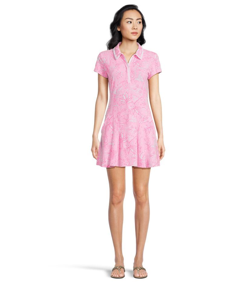 リリーピュリッツァー レディース トップス ワンピース Lilly Pulitzer Jessamy Dress Upf 50 Conch Shell Pink Pennys Playground ピンク