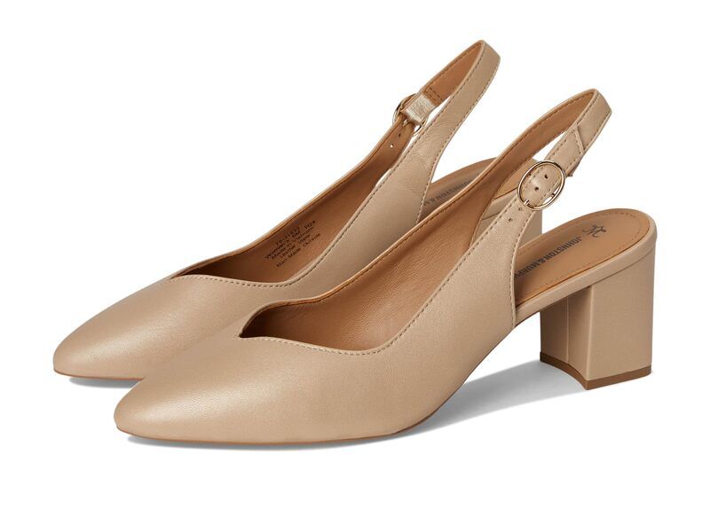 ジョンストンアンドマーフィー レディース シューズ サンダル Johnston Murphy Vicki Slingback Pump Sand Pearlized サンド