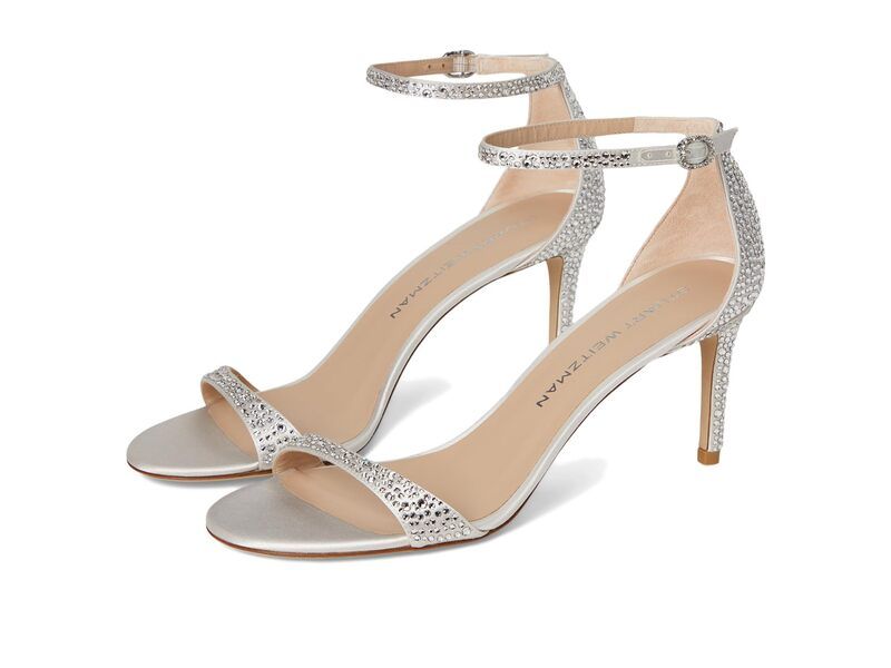スチュアート ワイツマン レディース シューズ ヒール Stuart Weitzman Nudist Shine 75 ClearCream クリーム