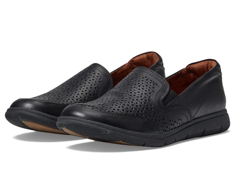 コブ ヒル レディース シューズ スリッポン・ローファー Cobb Hillidia SlipOn Black Leather ブラック
