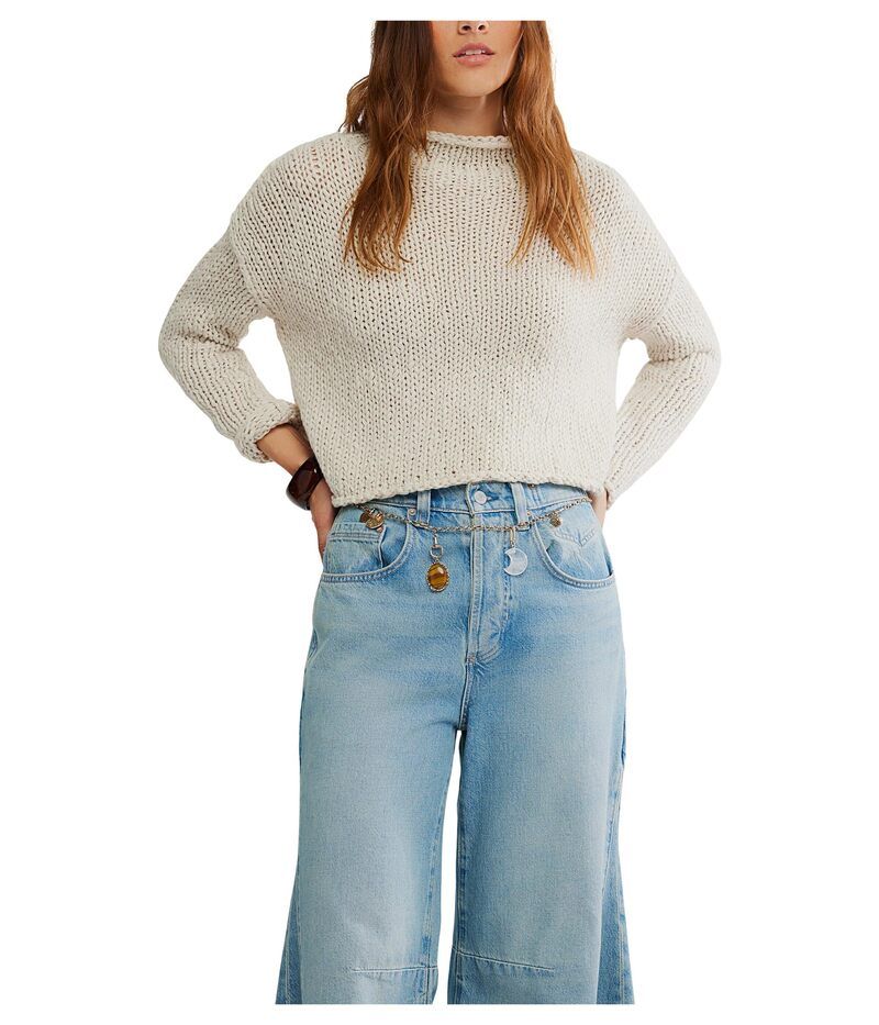 フリーピープル レディース アウター ニット・セーター Free People Opal Sweater Tea