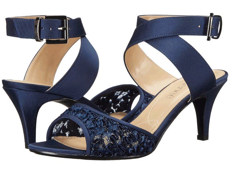 ジェイレニー レディース シューズ ヒール J Renee Soncino Navy ネイビー