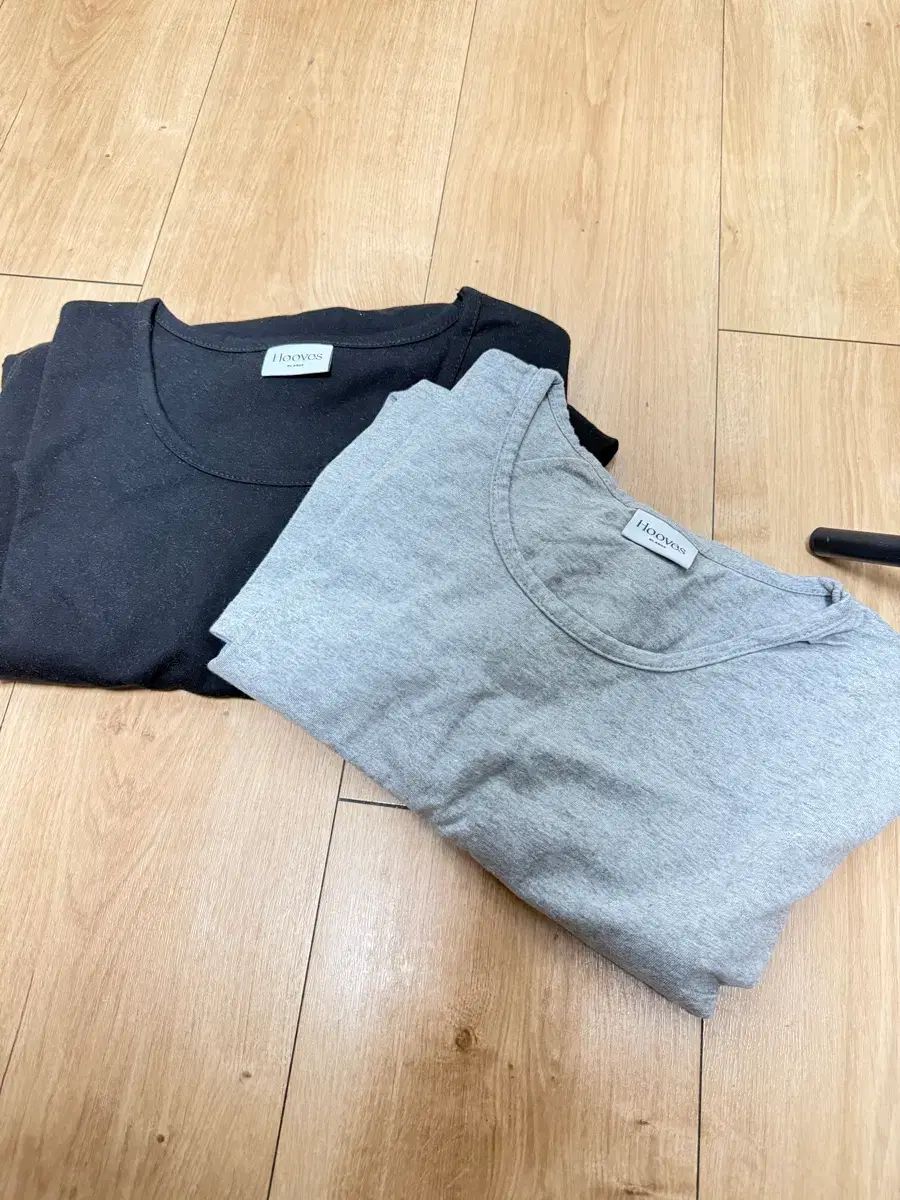 WHO'S クロップドTシャツ グレー ブラック XL