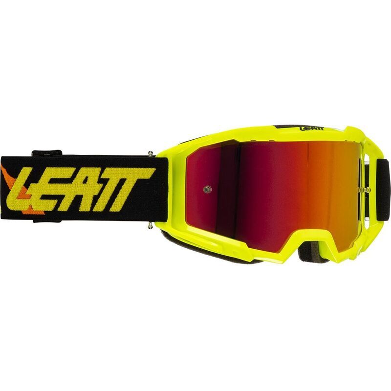 リアット メンズ アクセサリー サングラス・アイウェア Leatt Vizion 35 MTB Iriz Goggles Lime Red 45 VLT レッド