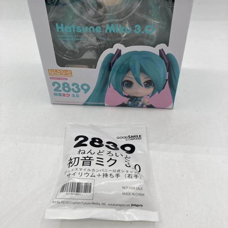 中古】ねんどろいど2839 初音ﾐｸ 3.0[90] - メルカリ