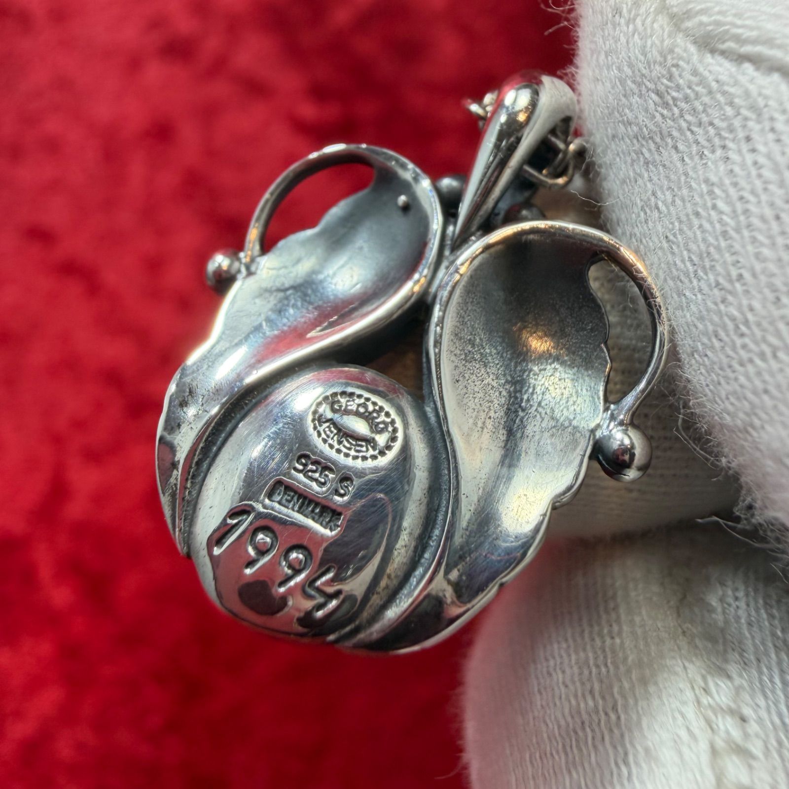 美品 1994年ガーネット ジョージジェンセン/ GEORG JENSEN - メルカリ