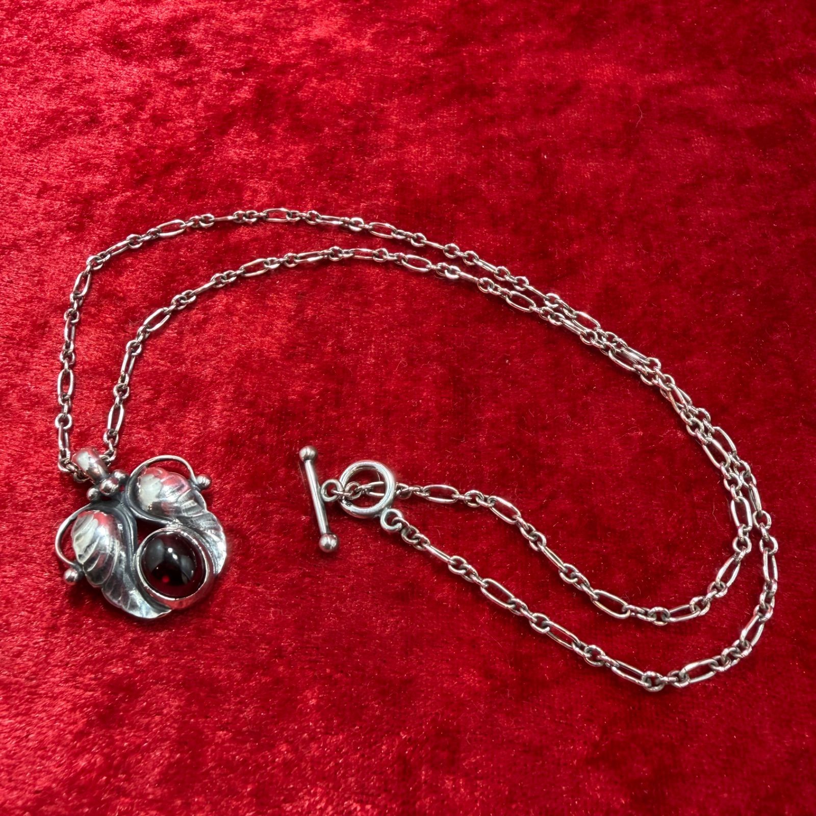 美品 1994年ガーネット ジョージジェンセン/ GEORG JENSEN - メルカリ