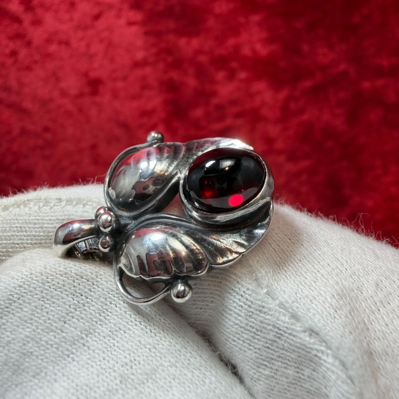 美品 1994年ガーネット ジョージジェンセン/ GEORG JENSEN - メルカリ