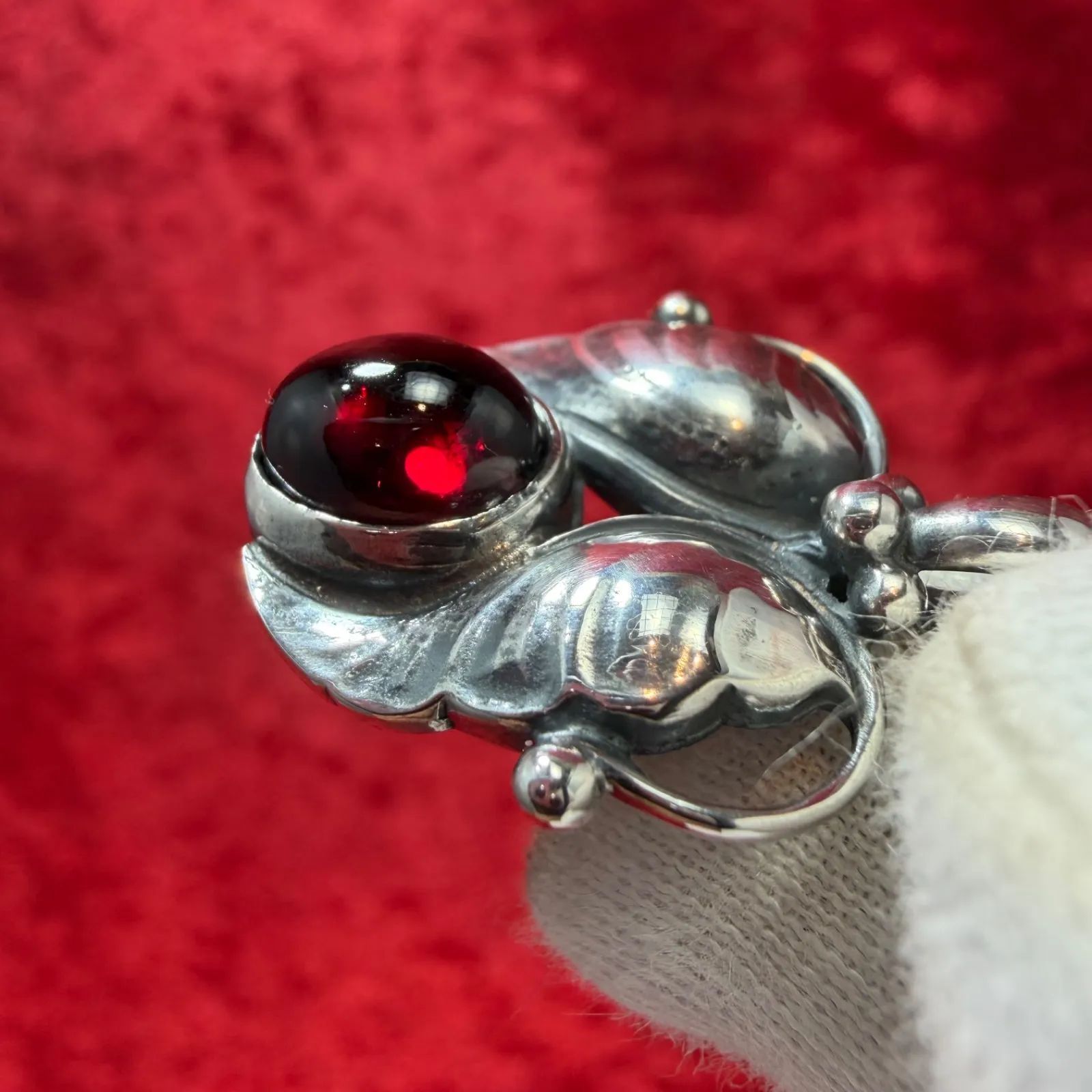 美品 1994年ガーネット ジョージジェンセン/ GEORG JENSEN - メルカリ