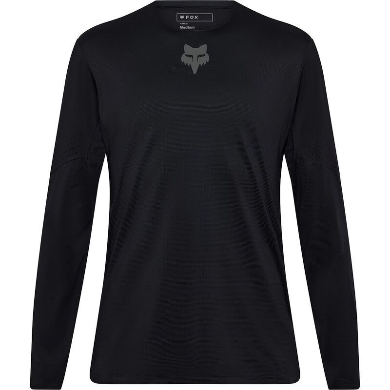フォックスレーシング メンズ トップス Tシャツ ジャージー 長袖 Fox Racing Flexair LongSleeve Jersey Mens Black ブラック