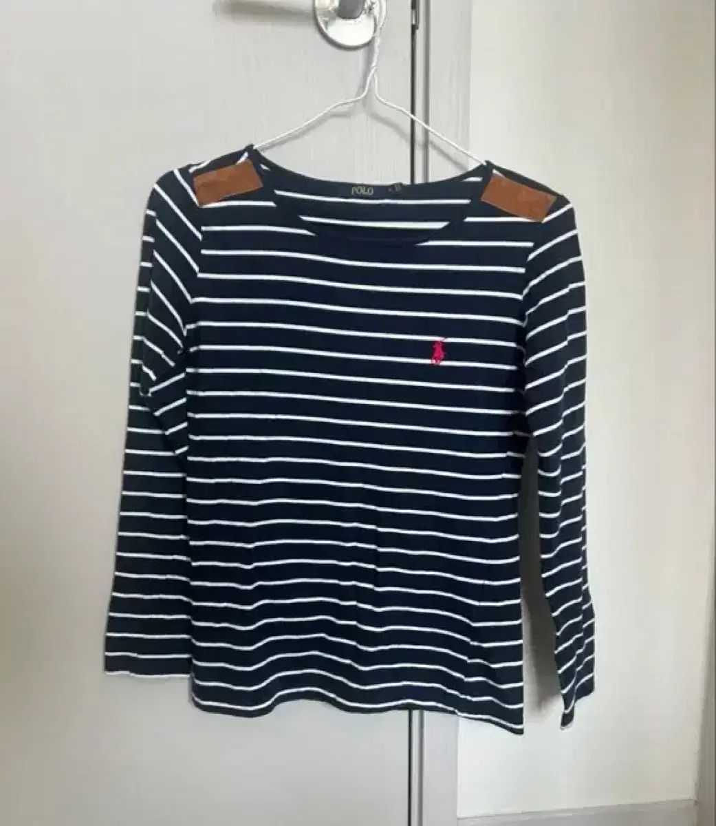ポロ ラルフローレン ストライプ Tシャツ ネイビー