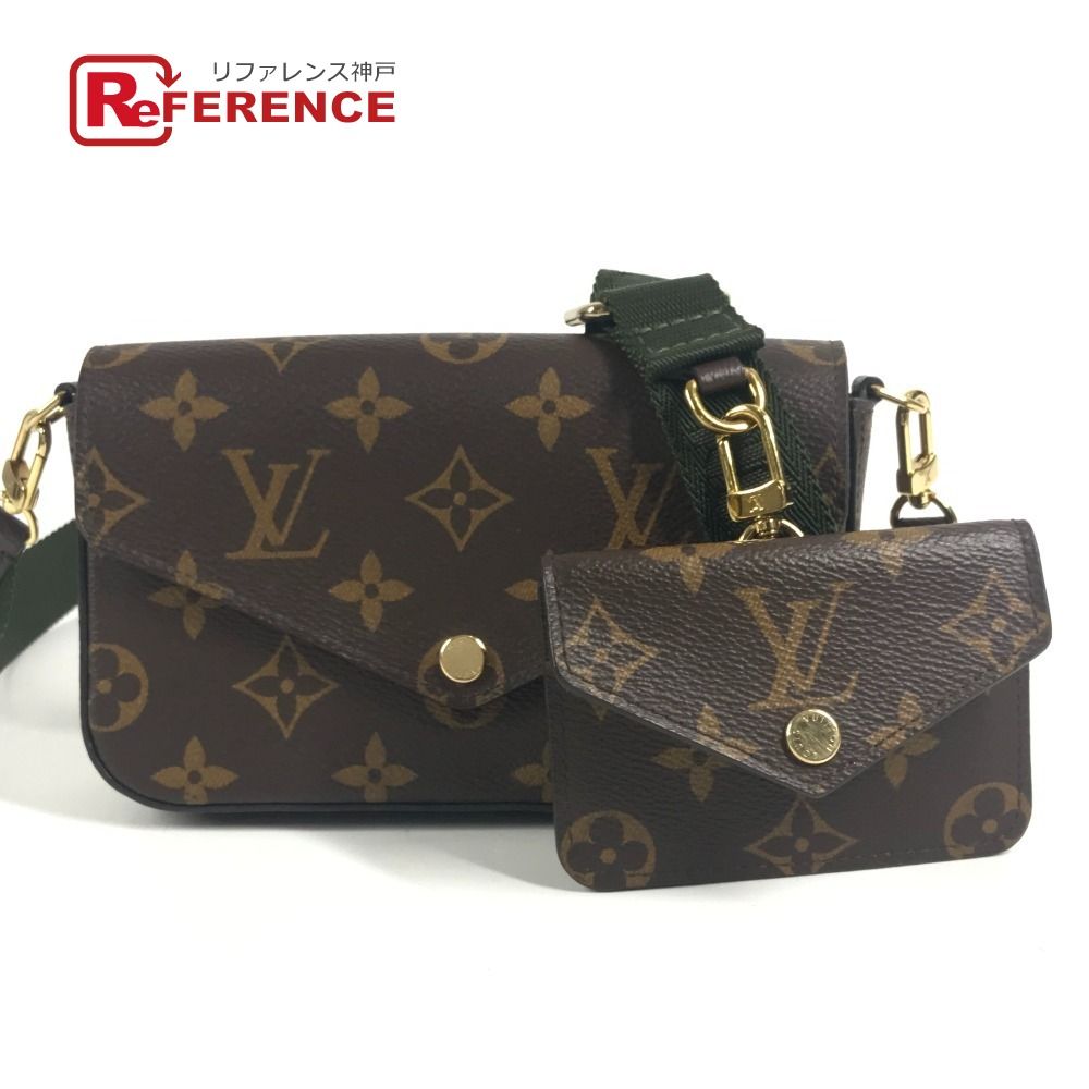 LOUIS VUITTON ルイヴィトン ショルダーバッグ ミュルティ ポシェット フェリシー M80091 モノグラムキャンバス ブラウン