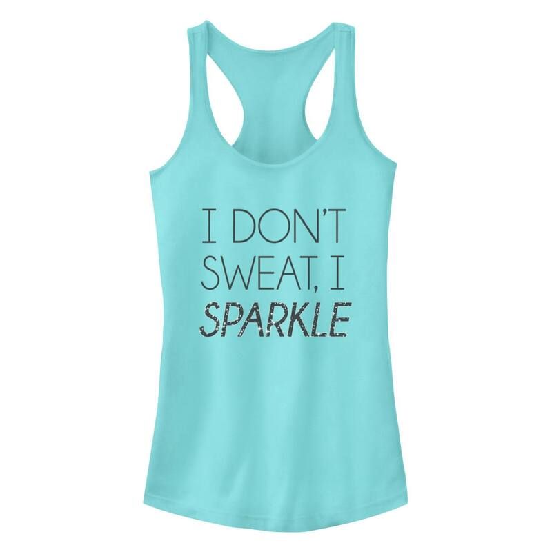 アンブランデッド レディース トップス Tシャツ Unbranded Juniors Fifth Sun Sparkles Only Racerback Tank Top Cancun