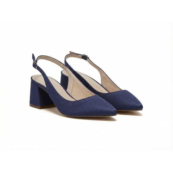 レインボー レディース シューズ パンプス Rainbowomens Block Court Shoes Mid Navy ネイビー