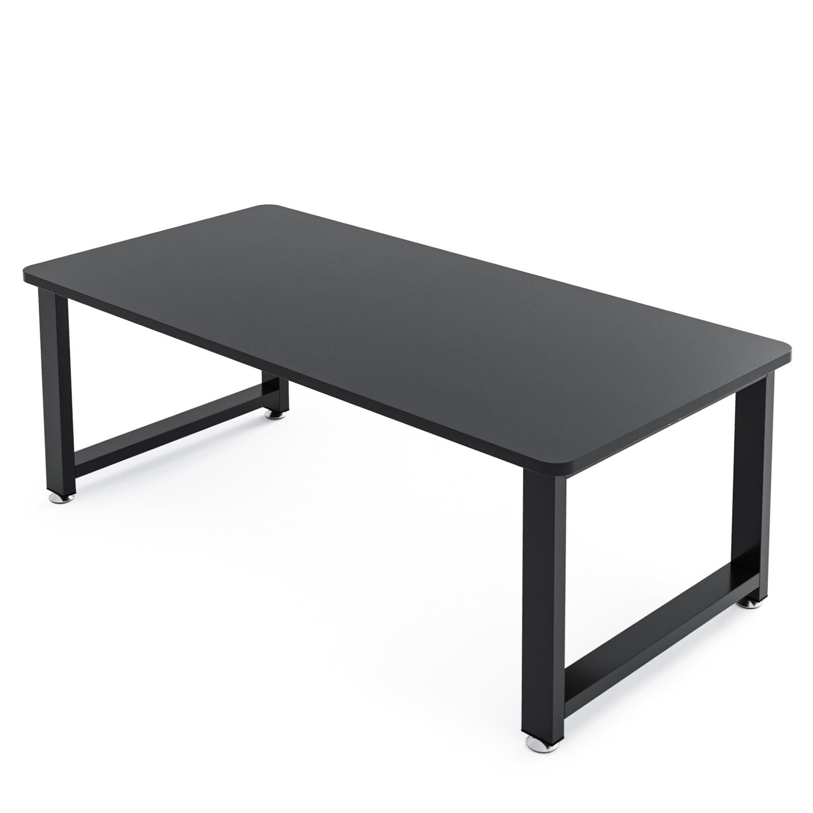 特価 リビングテーブル 一人暮らし センターテーブル アジャスター付き ロータイプ 幅90×奥行45×高さ36cm コンパクト 座卓 ちゃぶ台 角が丸い テーブル リビング 和室 ローテーブル おしゃれ モダン DEWEL 木製 ブラック
