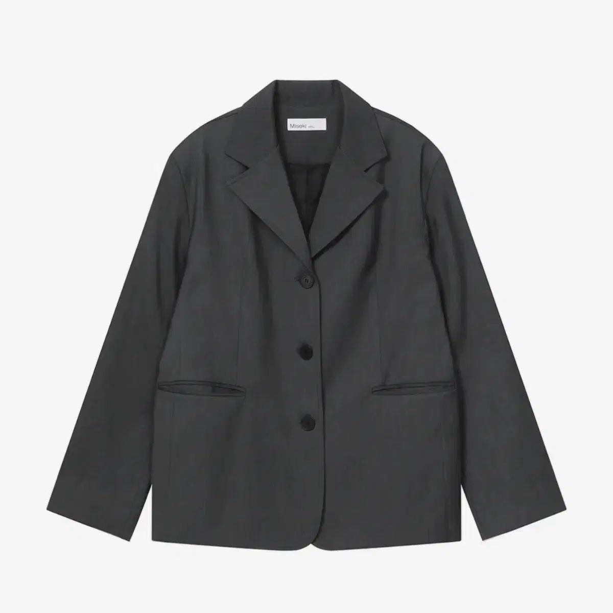 ミセキ ソウル Classic over blazer チャコール