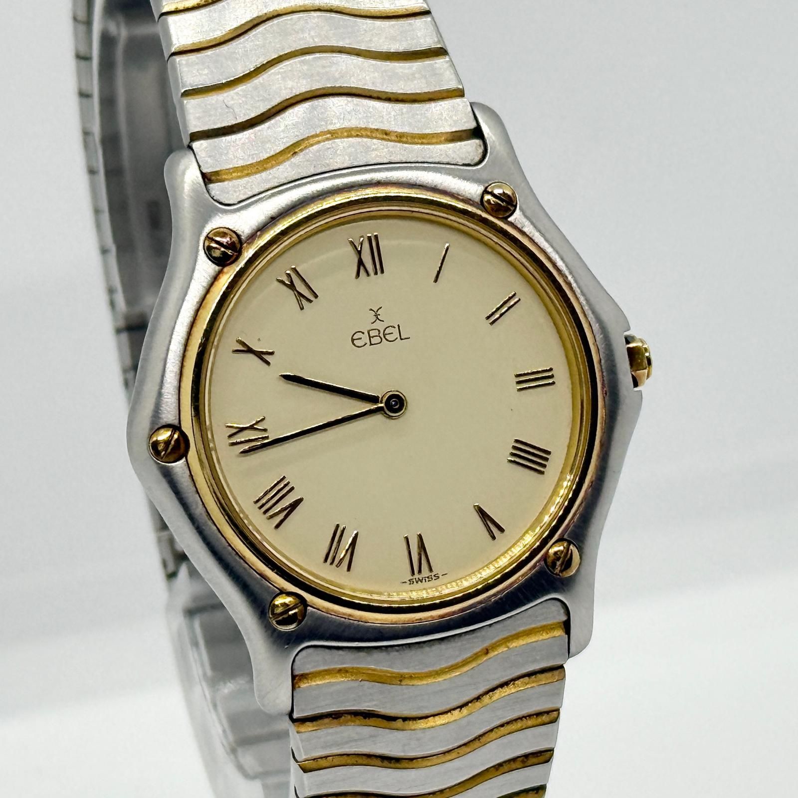 EBEL エベル クラシックウェーブ 13618690 ベージュ QZ ユニセックス