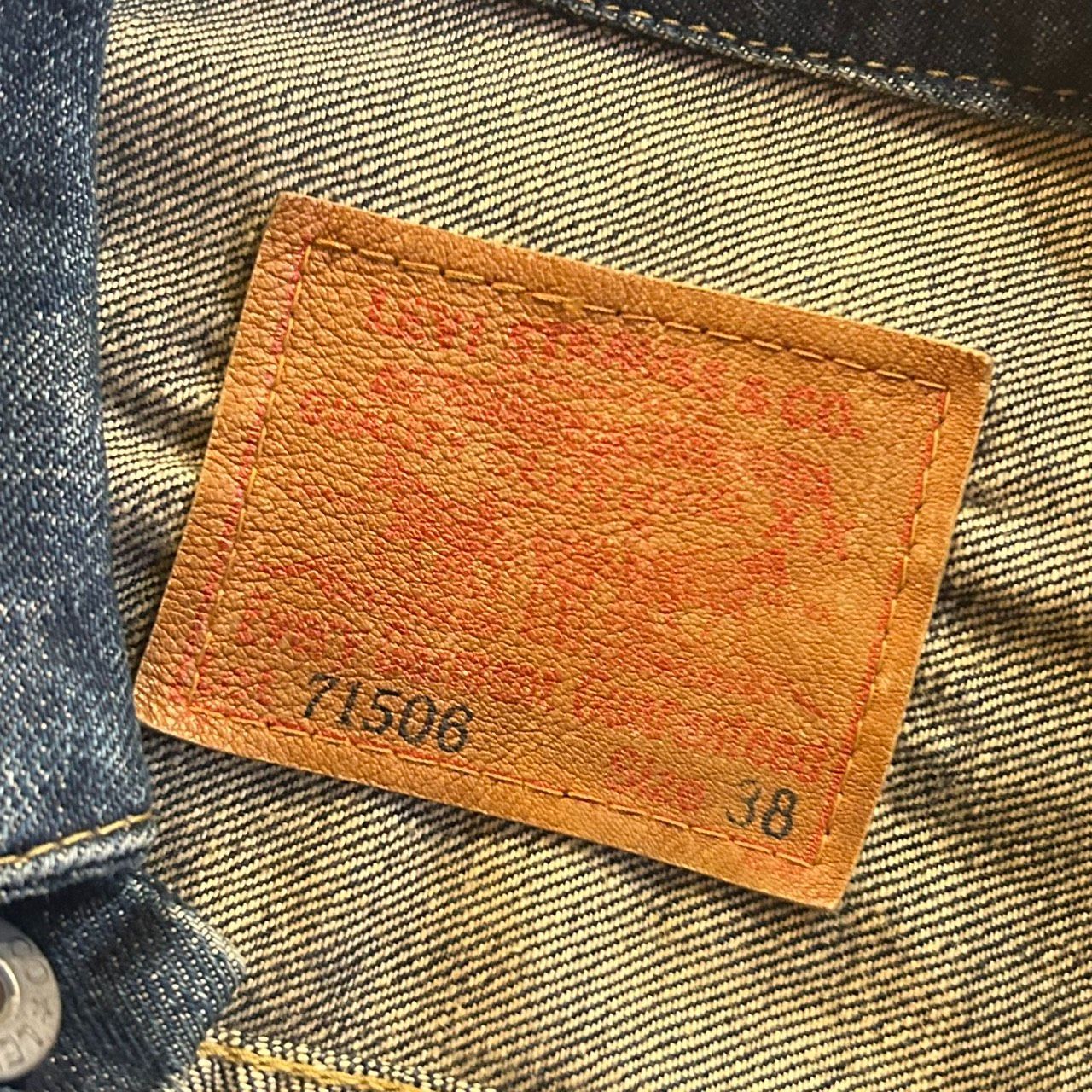 Levi's リーバイス 日本製 71506 XX 95年製 サイズ 38 BIG E ビッグE