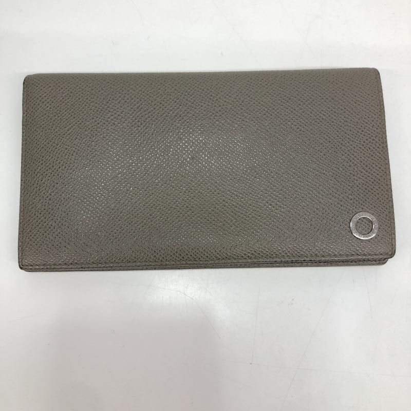 【中古】BVLGARI ブルガリ・ブルガリ マン 長財布 グレー 30399 2573766Y[66]
