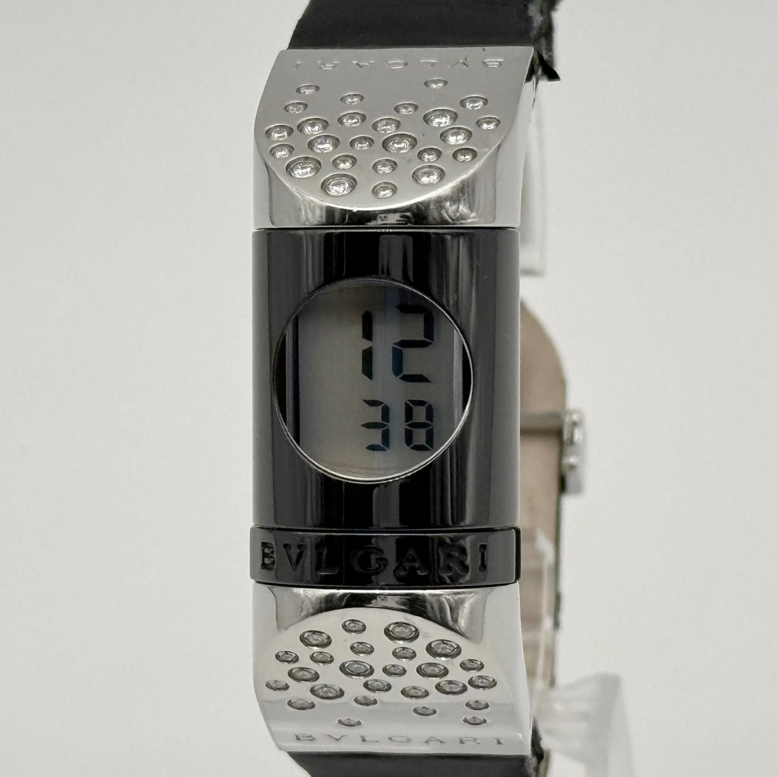 BVLGARI ブルガリ Ipno イプノ IP20S デジタル文字盤 L0225 QZ レディース 腕時計 稼働品