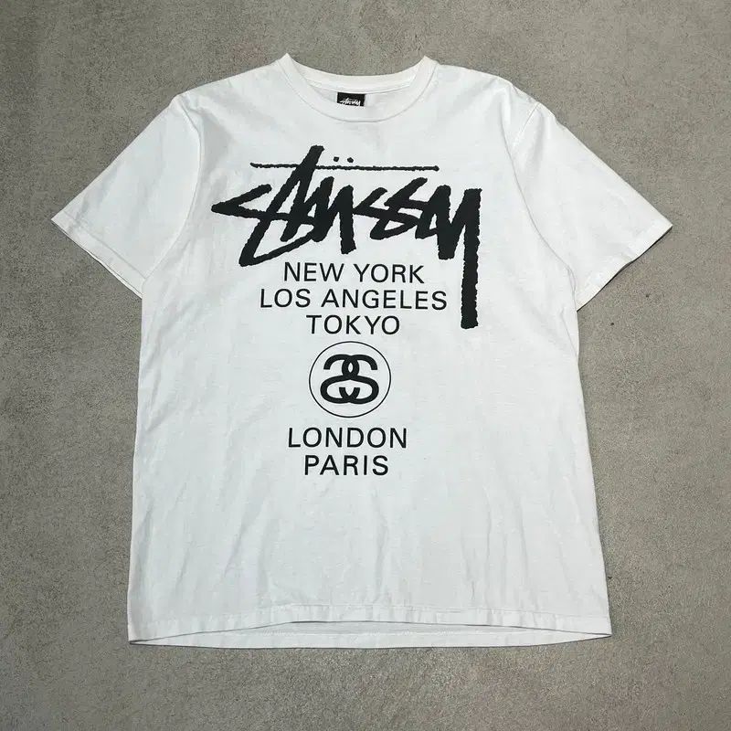 STUSSY WORLD TOUR プリンティング 半袖T s11650