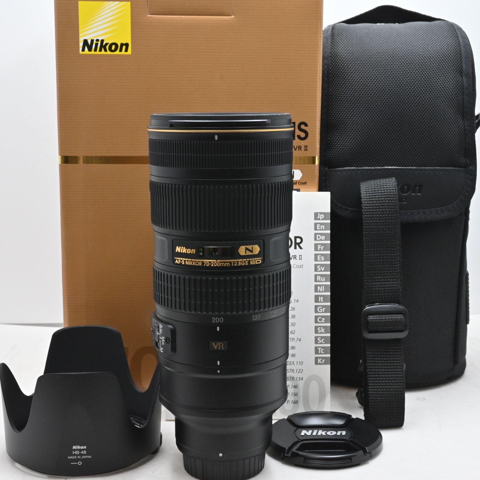 美品★★★Nikon 望遠ズームレンズ AF-S NIKKOR 70-200mm f/2.8G ED VR II