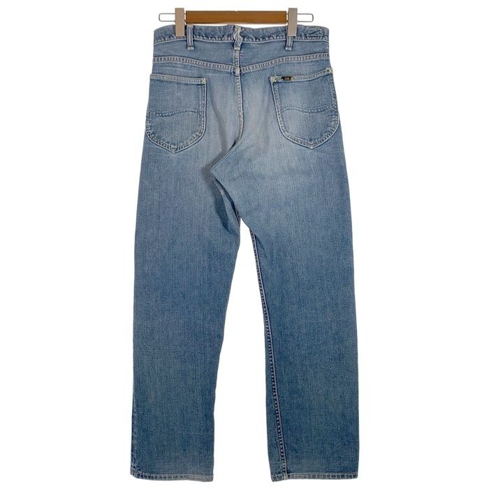 70's LEE リー 101z DENIM PANTS デニムパンツ サイド黒タグ TALONジップ ライトブルー USA製 Size W33