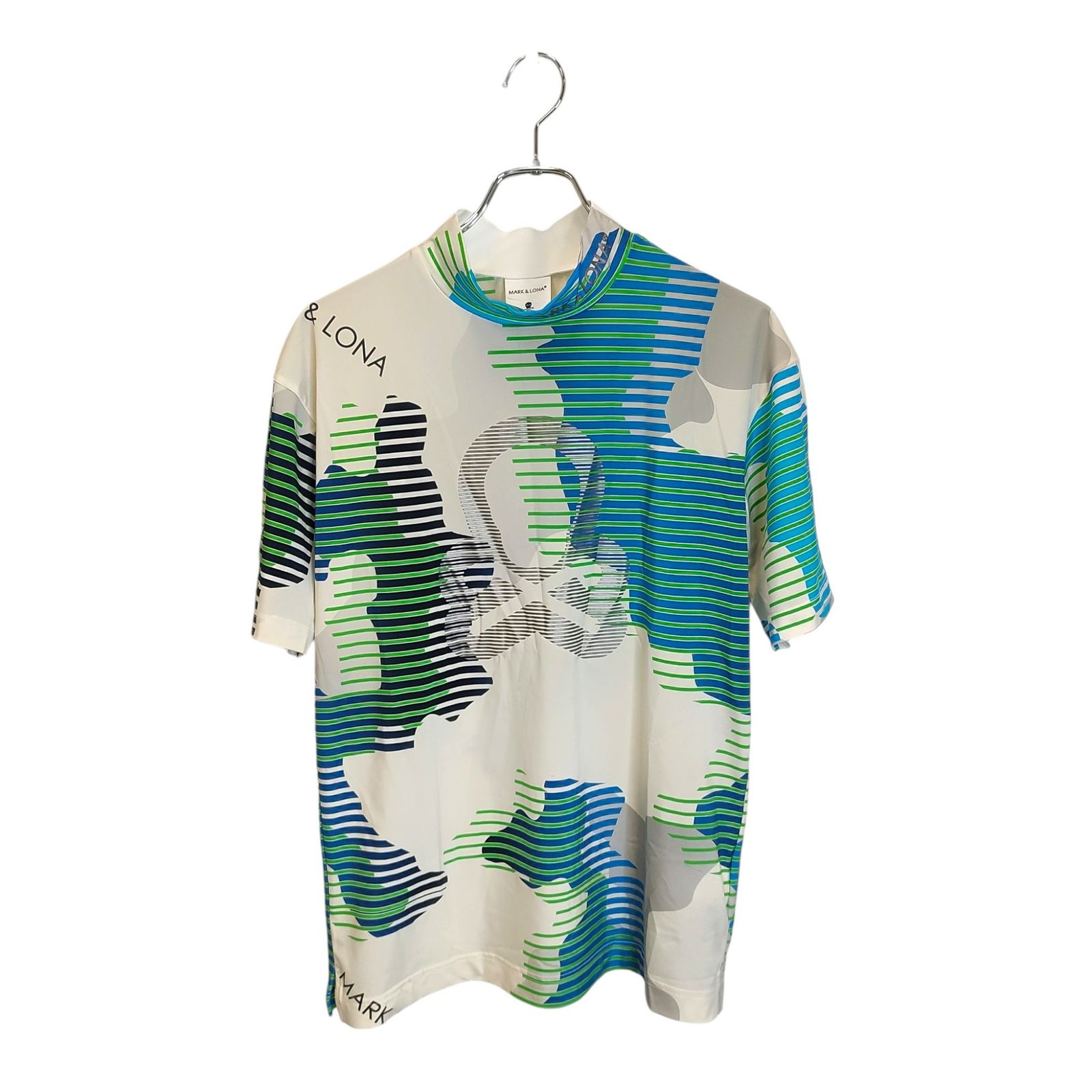 MARK&LONA マークアンドロナ ゴルフ Flow Camo Mock Neck Tee カモフラ 